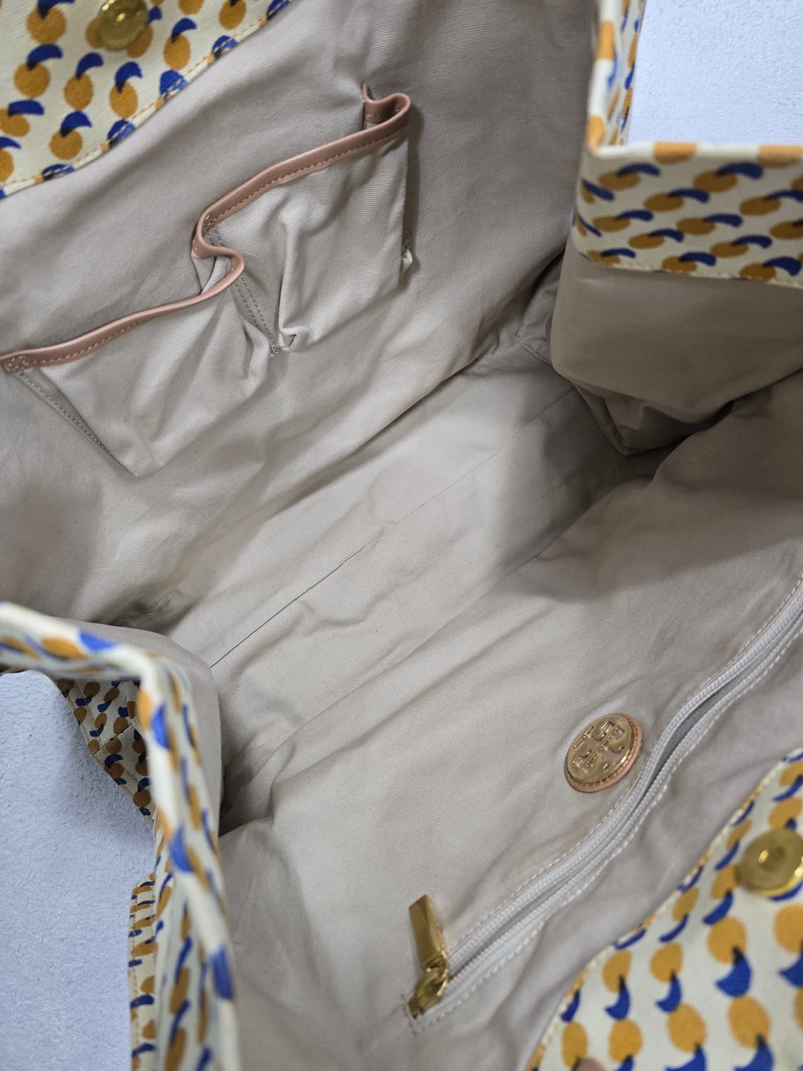 Tory Burch 토리버치 캔버스 토트백 베이지 상품이미지5