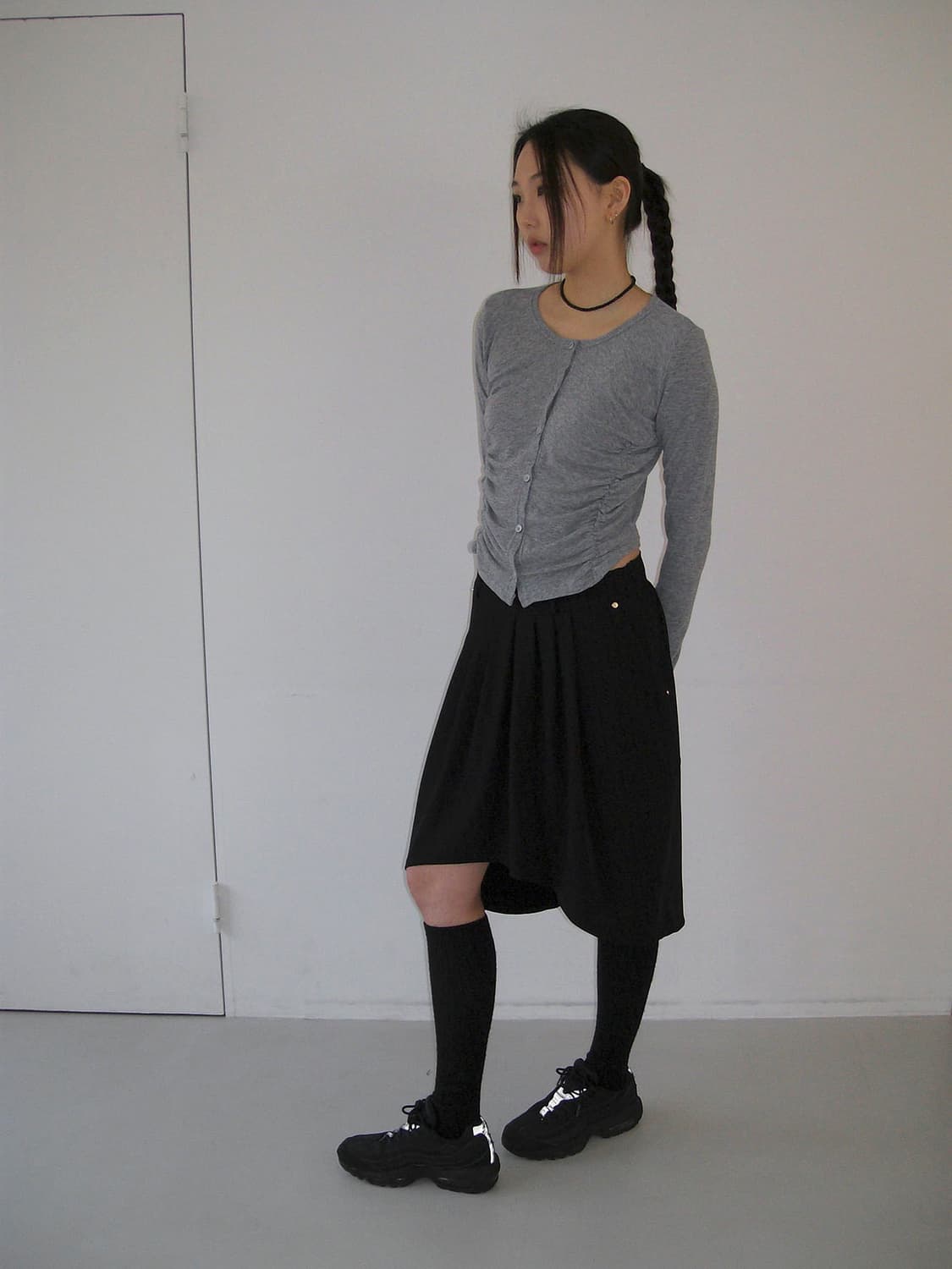 르노우 메이드 가디건 + 스커트 세트 상품이미지2