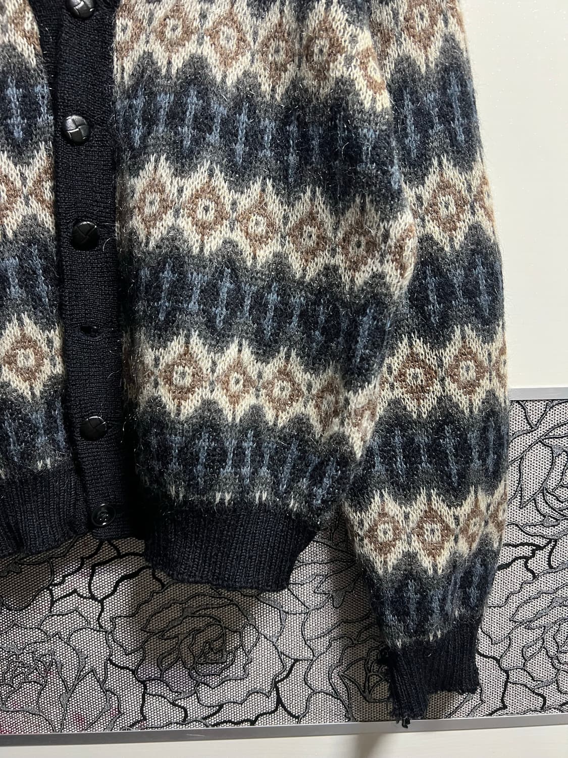 빈티지 60년대 Thane 모헤어 가디건 상품이미지3