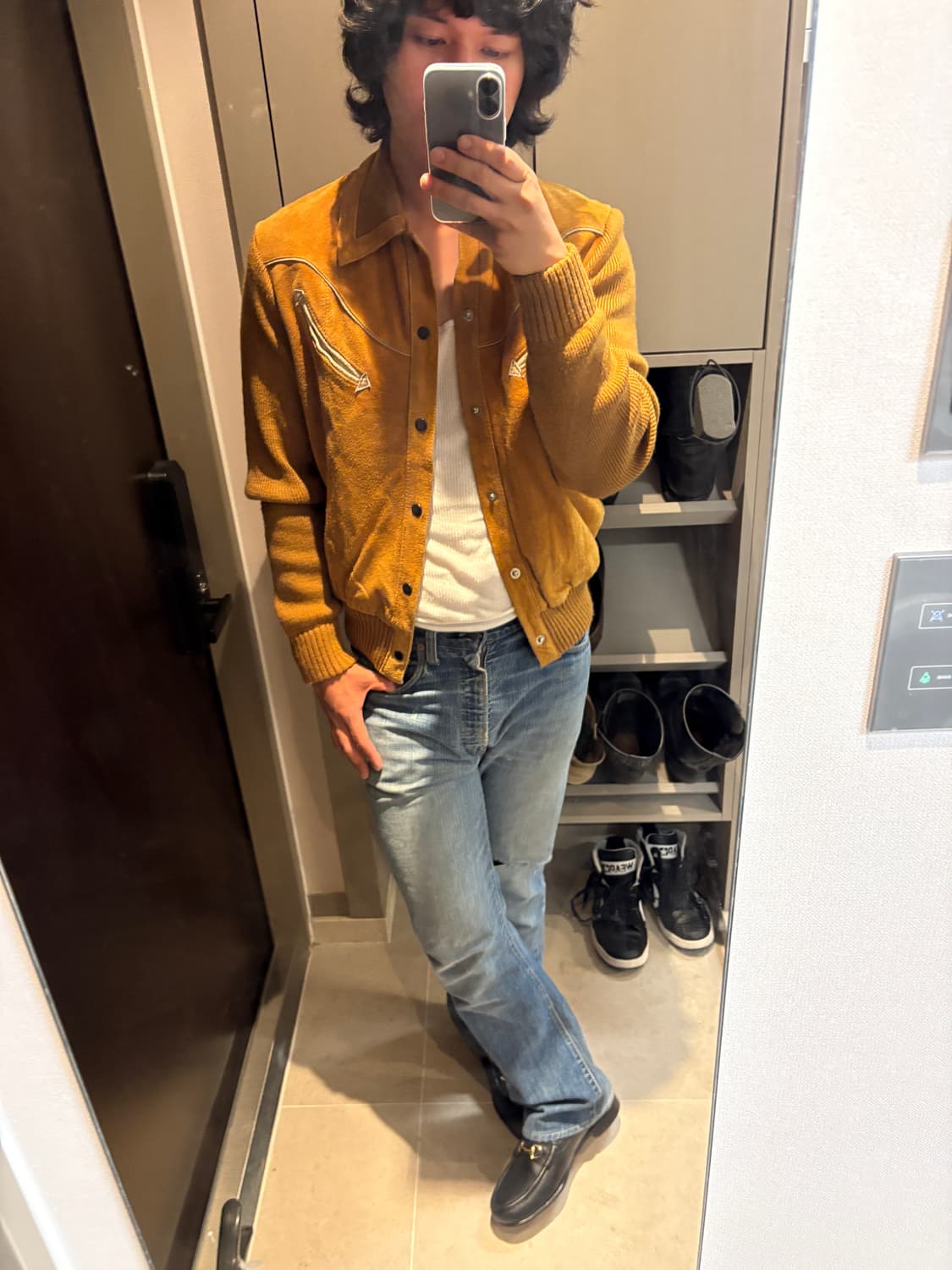 60~70s Hi-Gear 스마일포켓 웨스턴 스웨이드자켓 상품이미지4