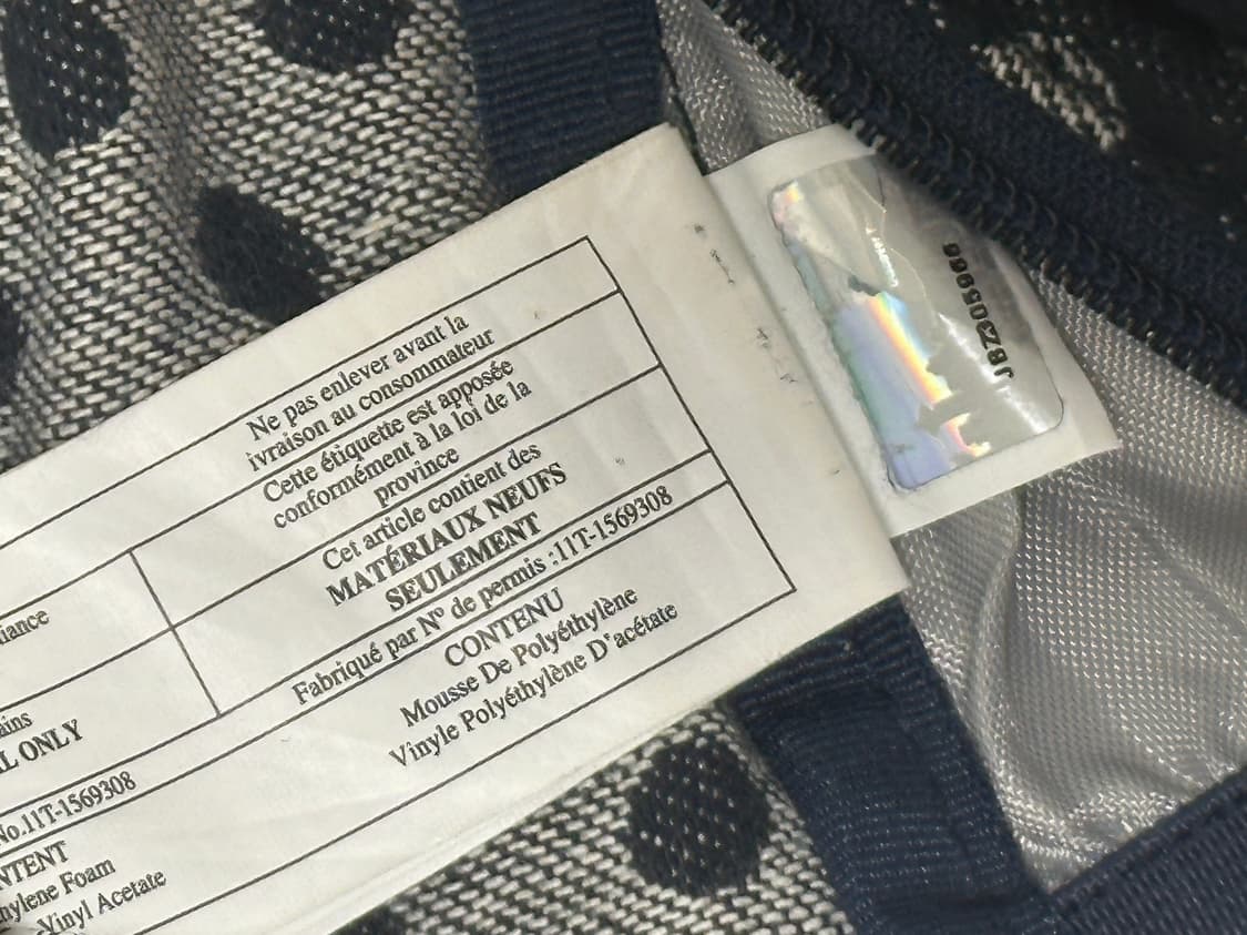 잔스포츠 도트 땡땡이 백팩 네이비 상품이미지10