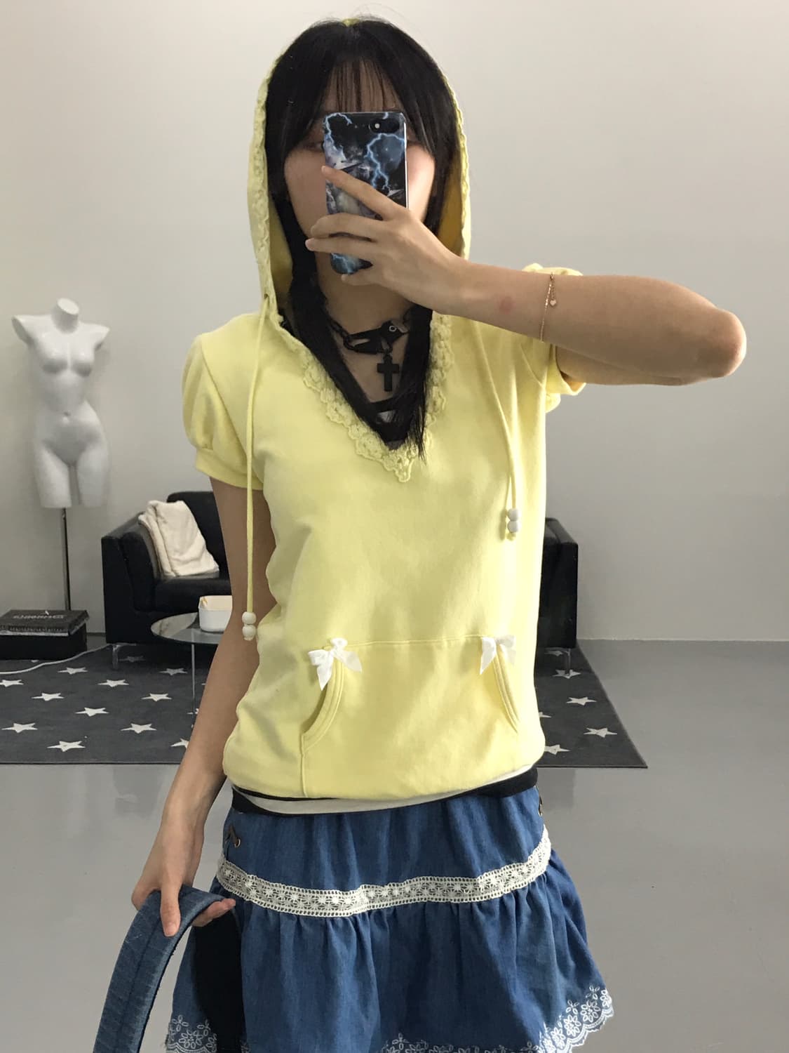 ‘Liz Lisa’ 노랑이 포켓걸 코디셋(4pc) 상품이미지2