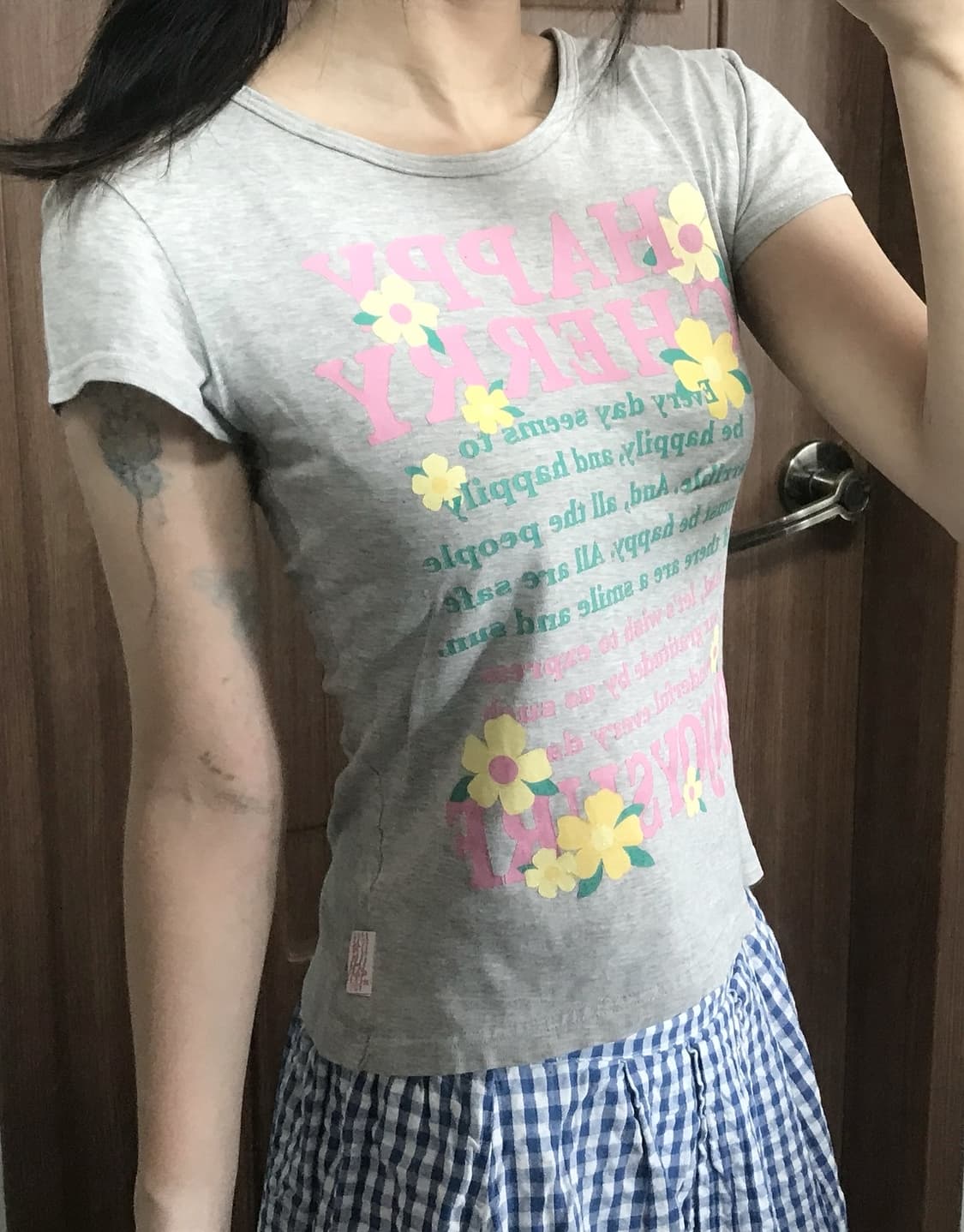 vintage happy cherry t-shirt 상품이미지3