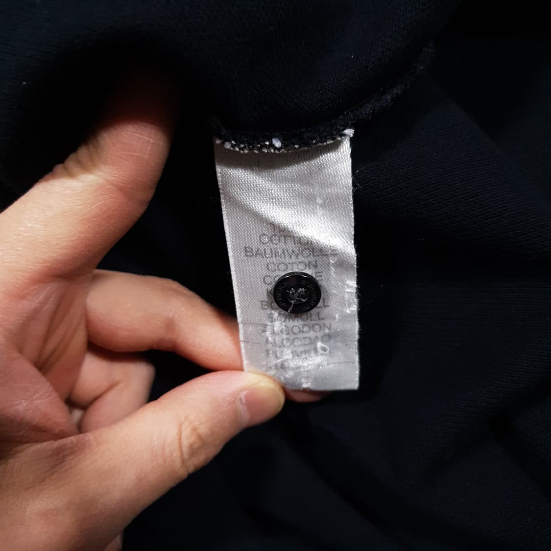 버버리 크레스트 기사 로고 노바체크 반팔 카라티 폴로 피케 셔츠 블랙 상품이미지8