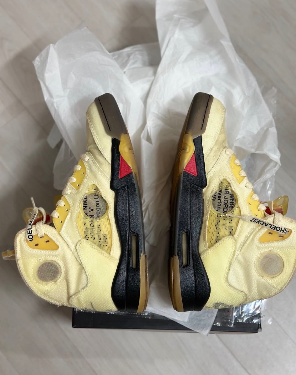 [270]조던5 오프화이트 파이어레드 상품이미지4