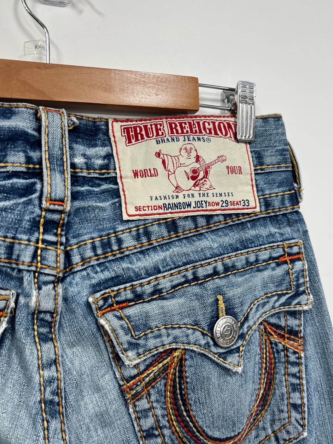 트루릴리전 레인보우 조이 부츠컷 나팔핏 데님 팬츠 상품이미지2