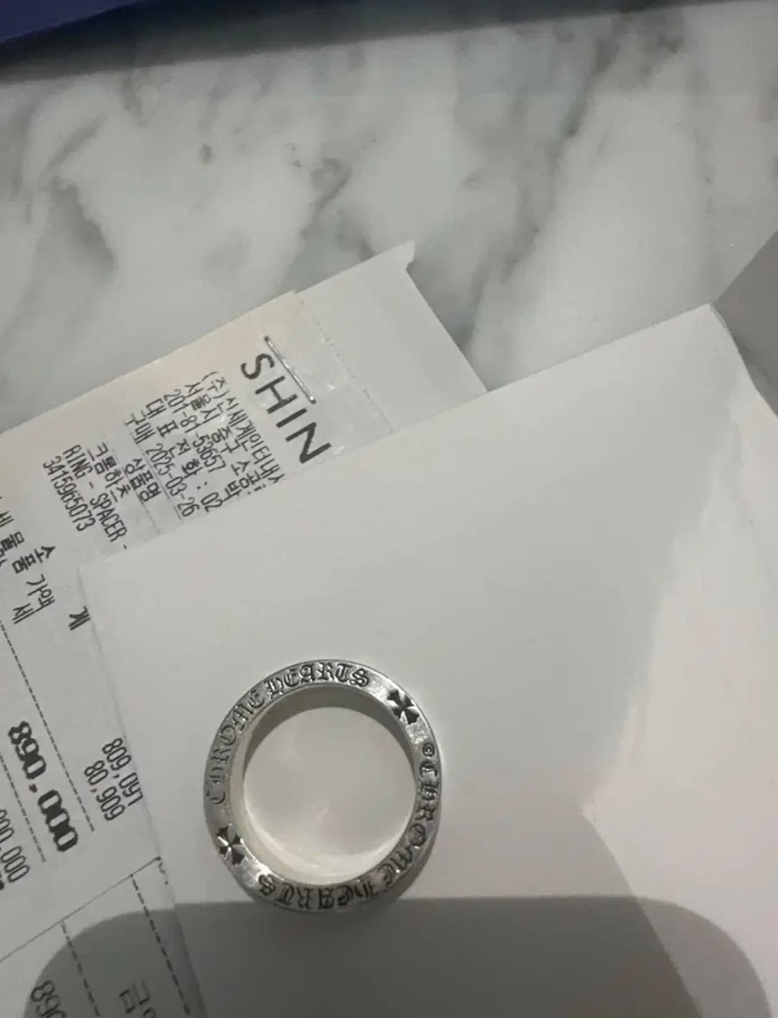 크롬하츠 퍽유링  6MM 상품이미지2