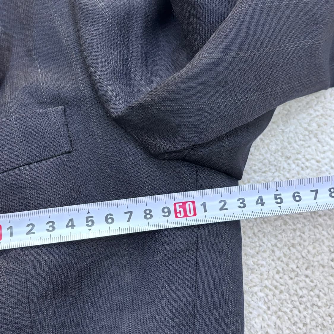 실측확인 닥스 남성 스트라이프 자켓 0324E 상품이미지6