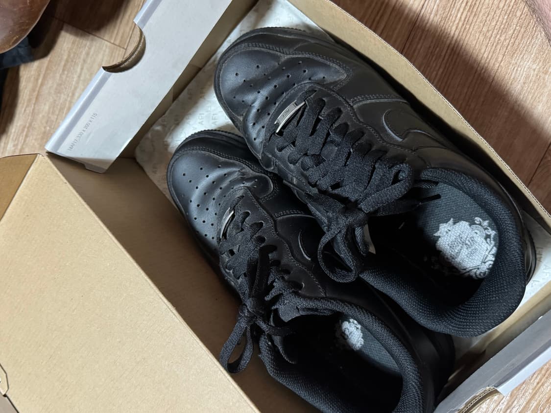 나이키 에어포스 블랙 상품이미지3