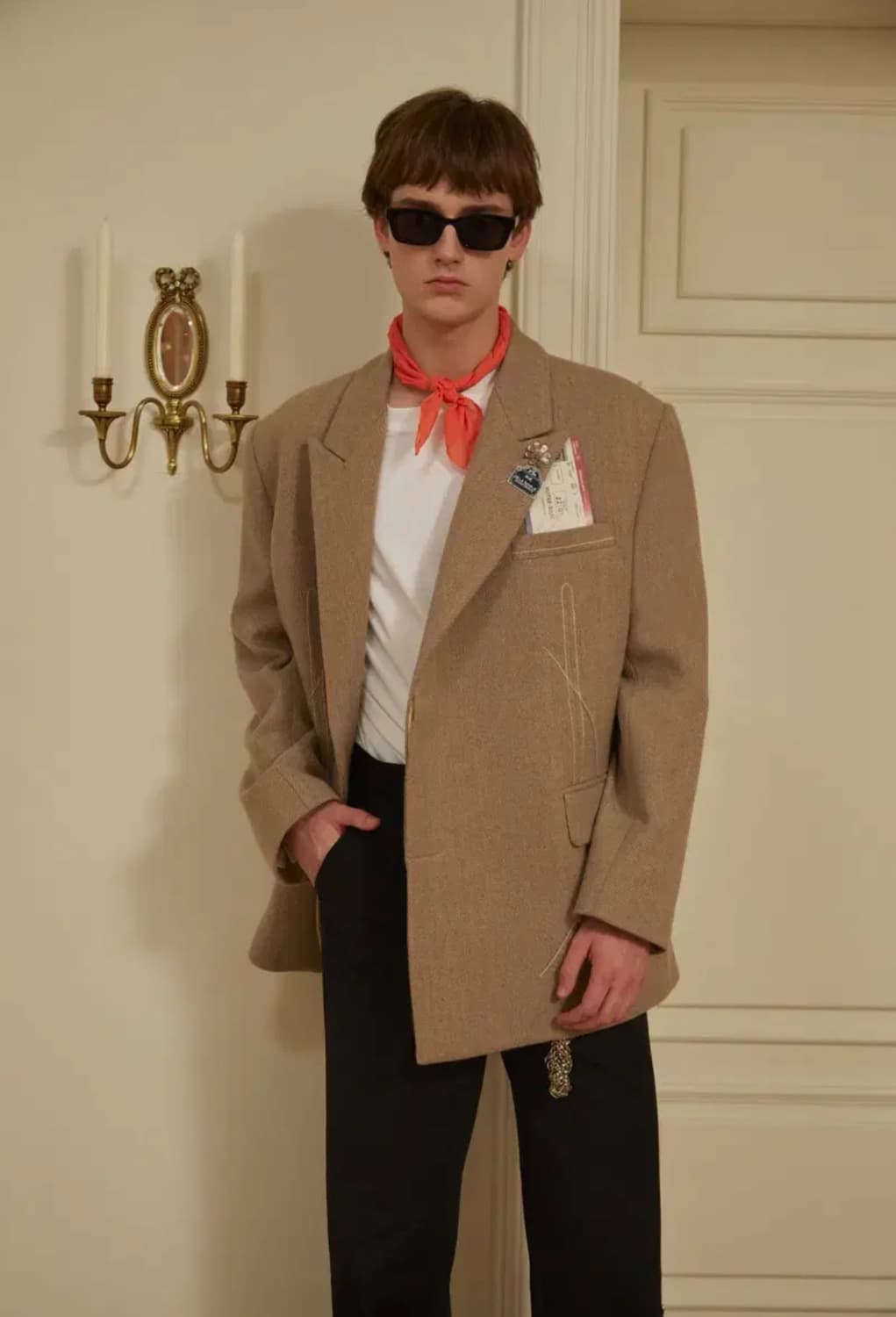 [L] STU 에스티유 헤비 울 블레이저 판매 합니다.  상품이미지1