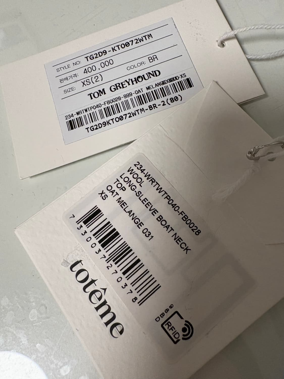 Toteme 울100 보트넥티셔츠 상품이미지7