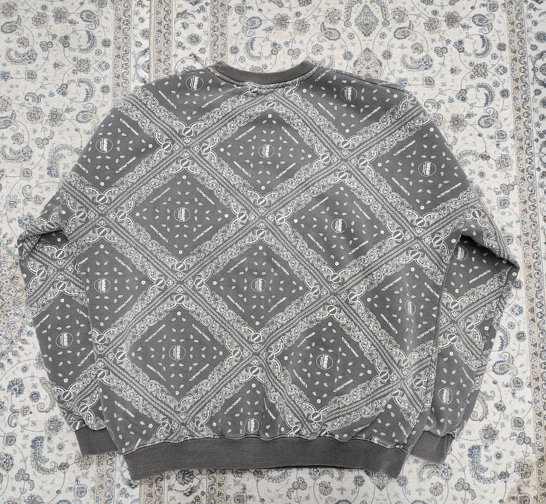 미니멀프로젝트 페이즐리 패턴 맨투맨 L (크게나옴) (105-113) 상품이미지2