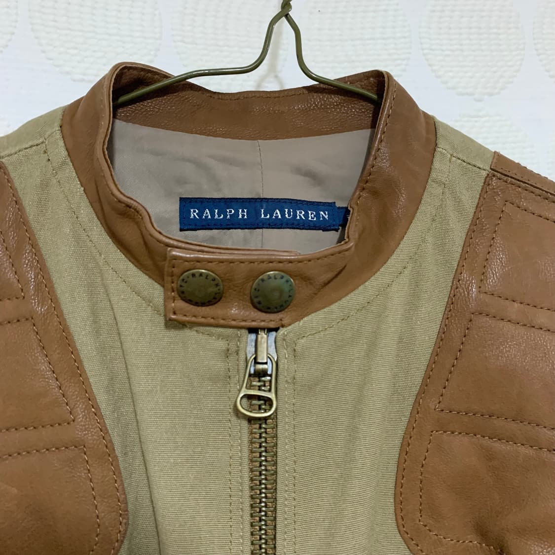 랄프 로렌 사냥 소가죽 배색 원피스 상품이미지6