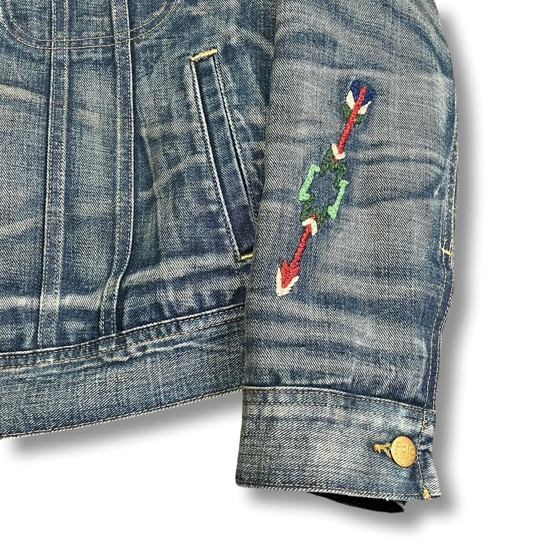 [M] 폴로 랄프로렌 아즈텍 나비호 셰르파 데님자켓 상품이미지5