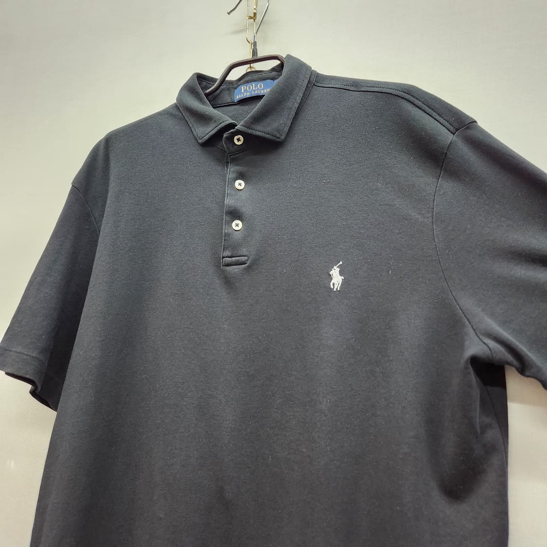 폴로랄프로렌 화이트포니 반팔카라 L(XL) 상품이미지3