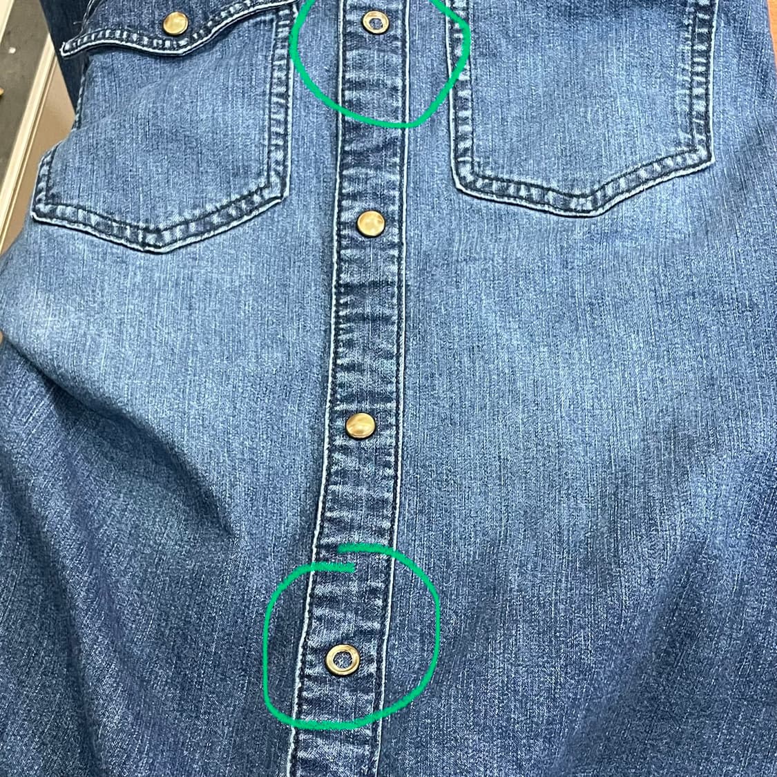 (S) Lee 리 코튼 데님 셔츠 상품이미지8