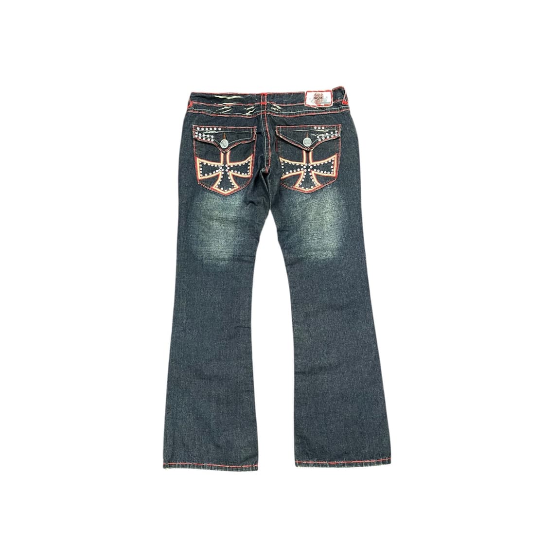 라구나비치 laguna beach 빅스티치 큐빅 부츠컷 데님팬츠 상품이미지3