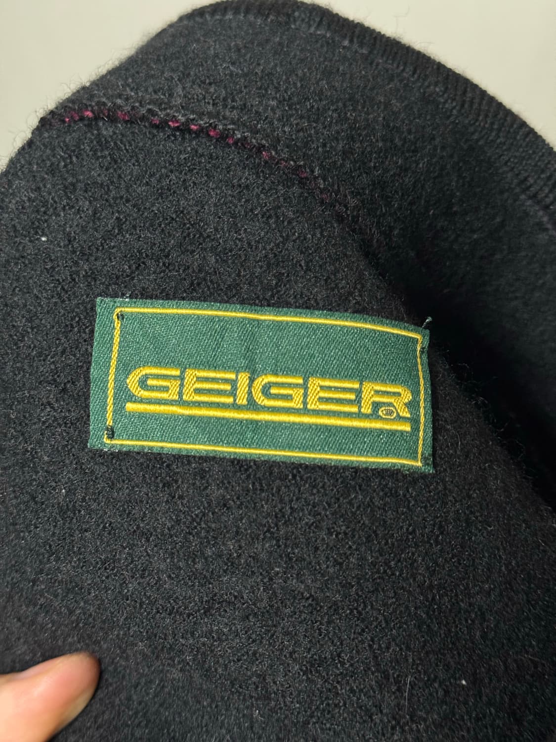 GEIGER 크롭 울 니트 가디건 남여공용 상품이미지6