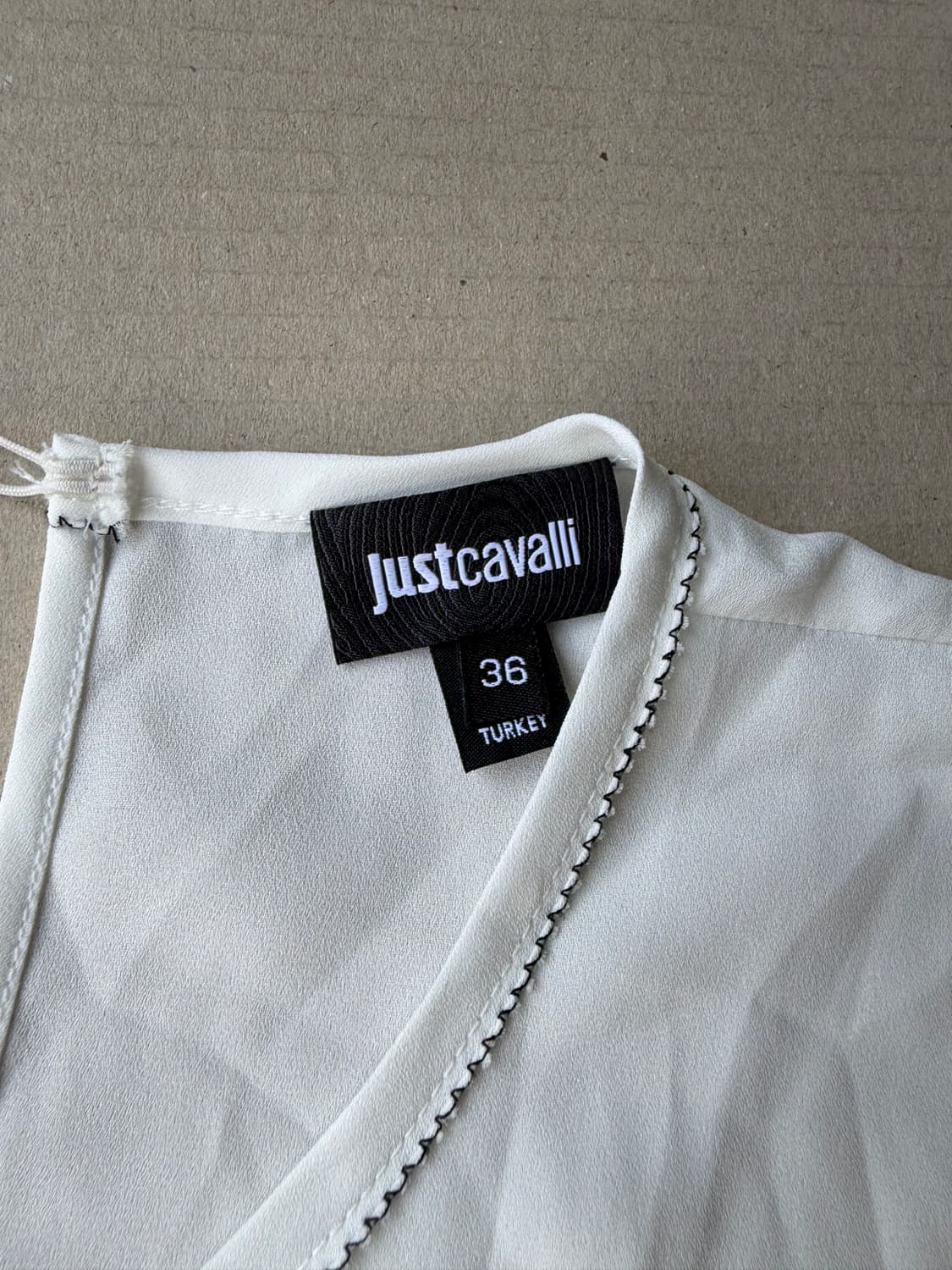 Just Cavalli 프릴 핀턱 디테일 민소매 원피스 상품이미지3