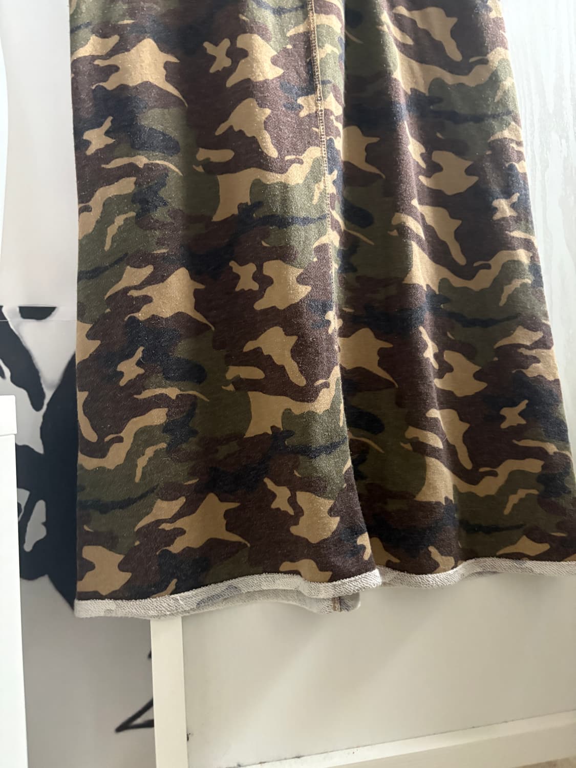 • camouflage long banding skirt   상품이미지3