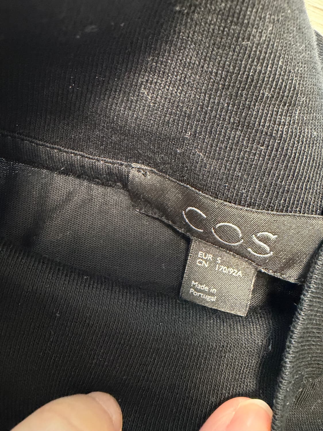 COS 코튼 저지 롤넥 탑 (S) 상품이미지2