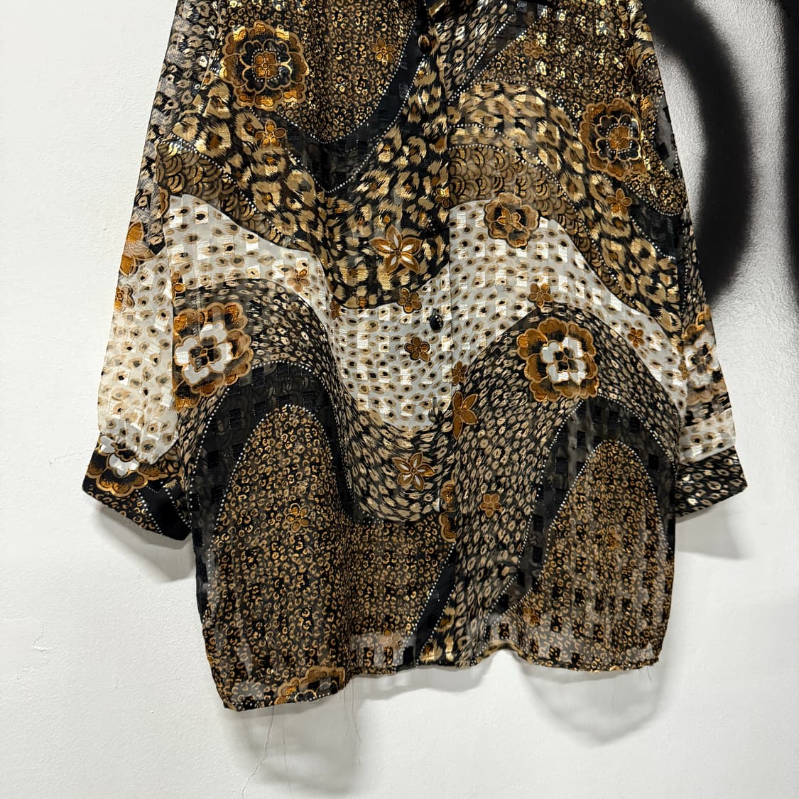 VTG 빈티지 빅사이즈 애니멀 풀 패턴 셔츠 상품이미지4