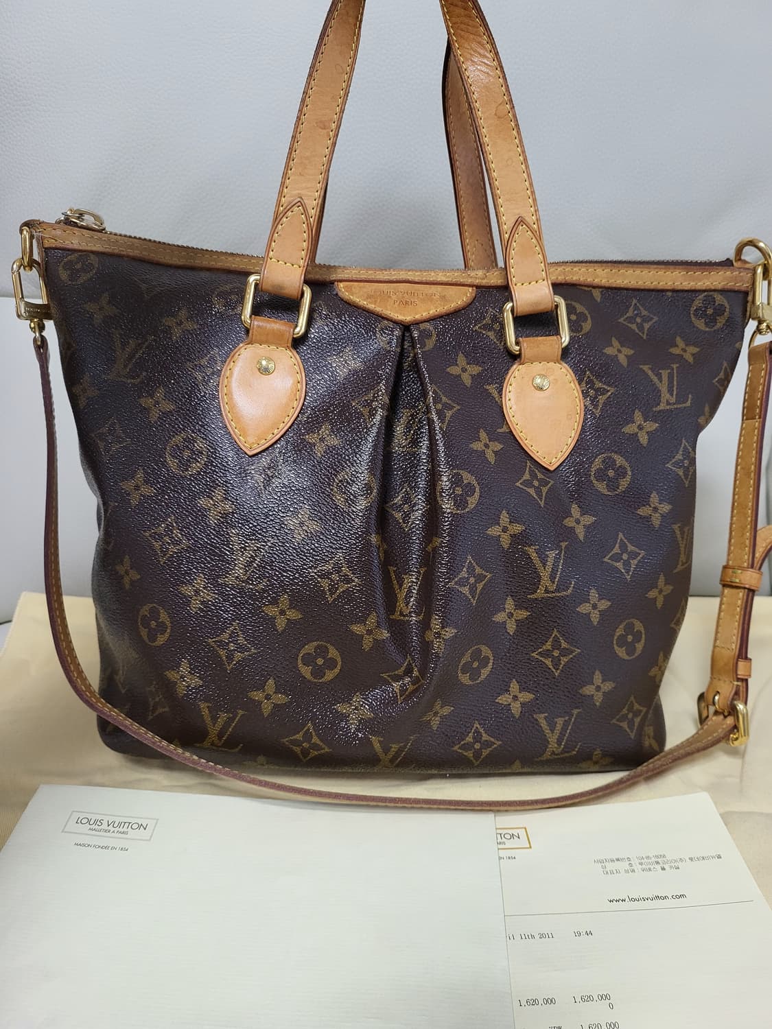 루이비통 모노그램 캔버스 팔레모 PM 토트백 상품이미지1