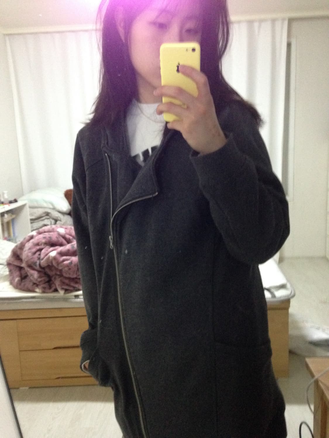 파우닝 사이드 지퍼 디테일 후드집업 상품이미지1