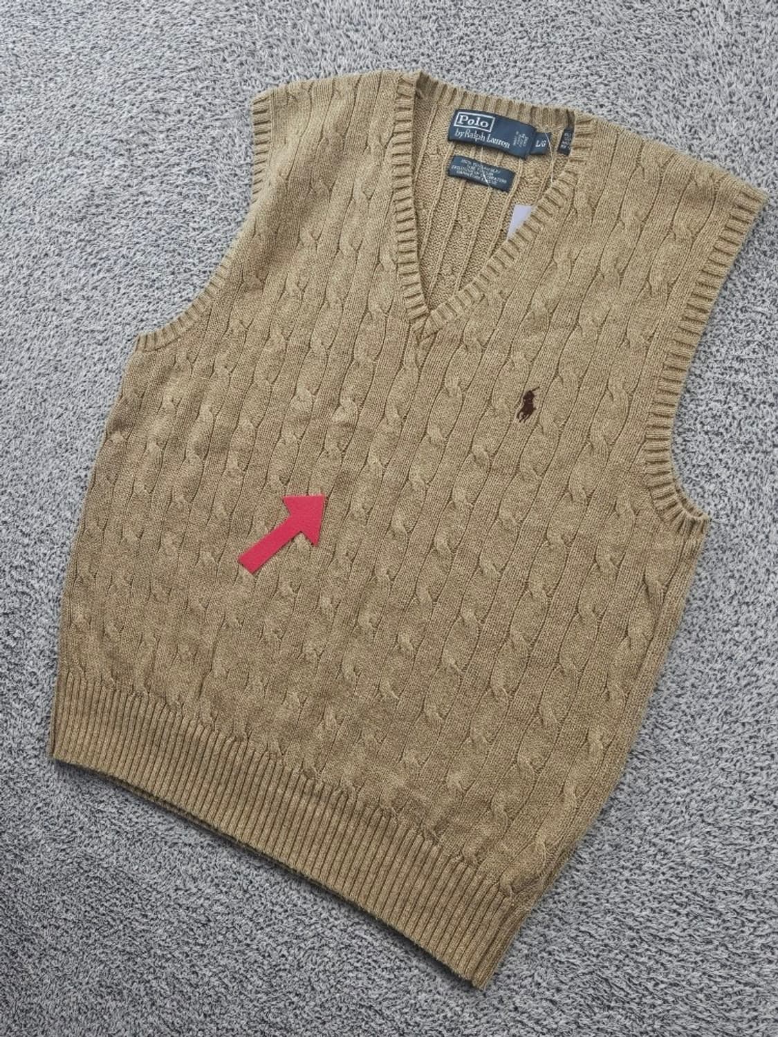 폴로랄프로렌 터사 실크 케이블 니트 베스트 ( L ) / 11599 상품이미지6