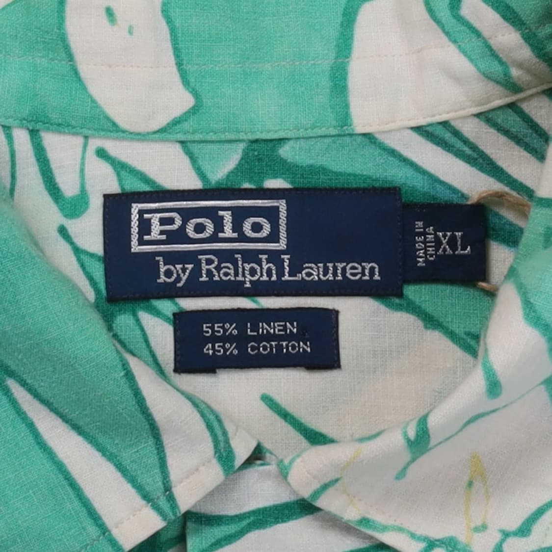 90’s USA Polo Floral Half Shirt 상품이미지7
