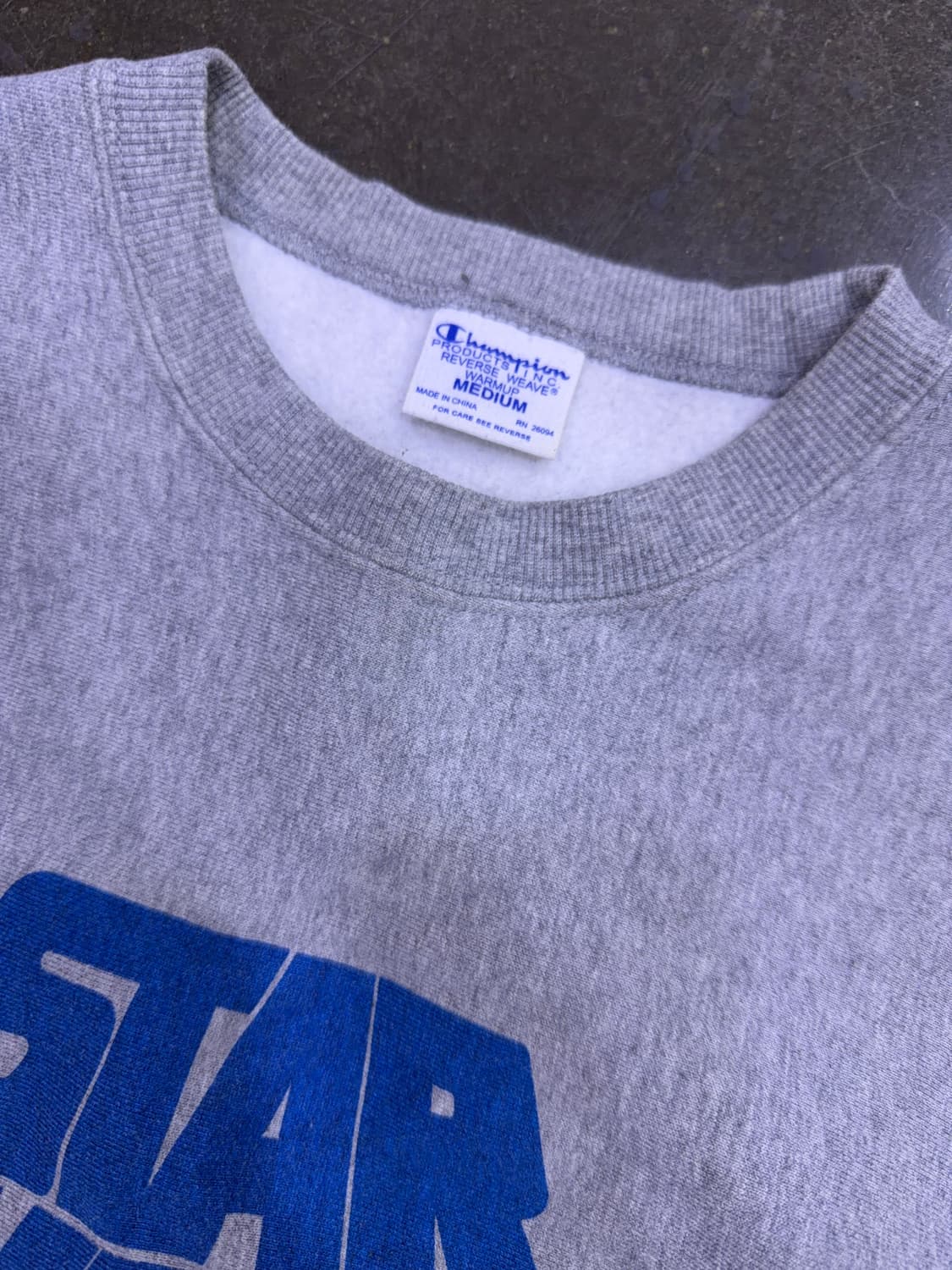 챔피온 x 빔즈 스타워즈 콜라보 스웻셔츠 맨투맨 그레이 M 상품이미지7