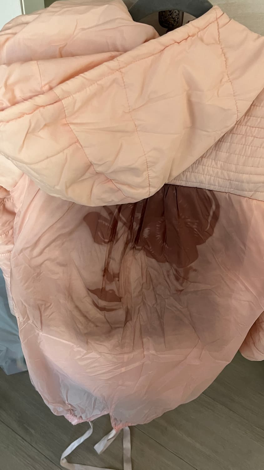 Pink 프린팅 패딩 상품이미지3