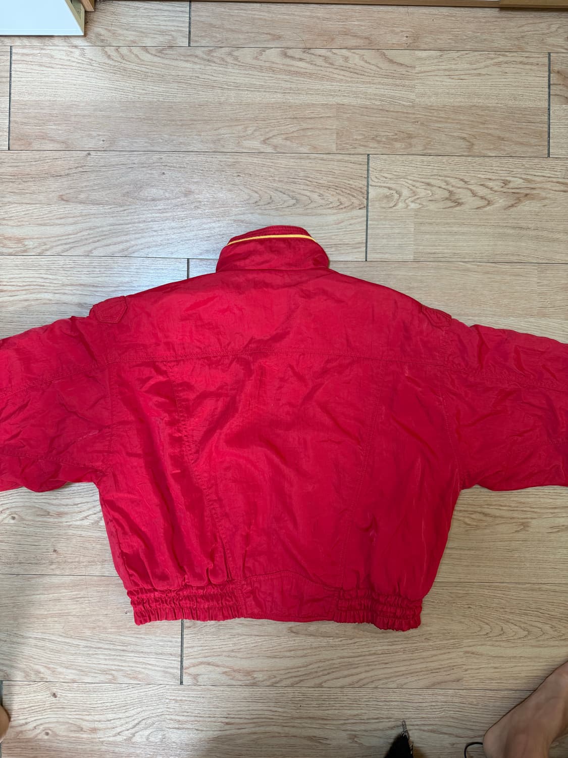 (Free size) 파프제이 빈티지 크롭 레이싱 자켓 상품이미지3