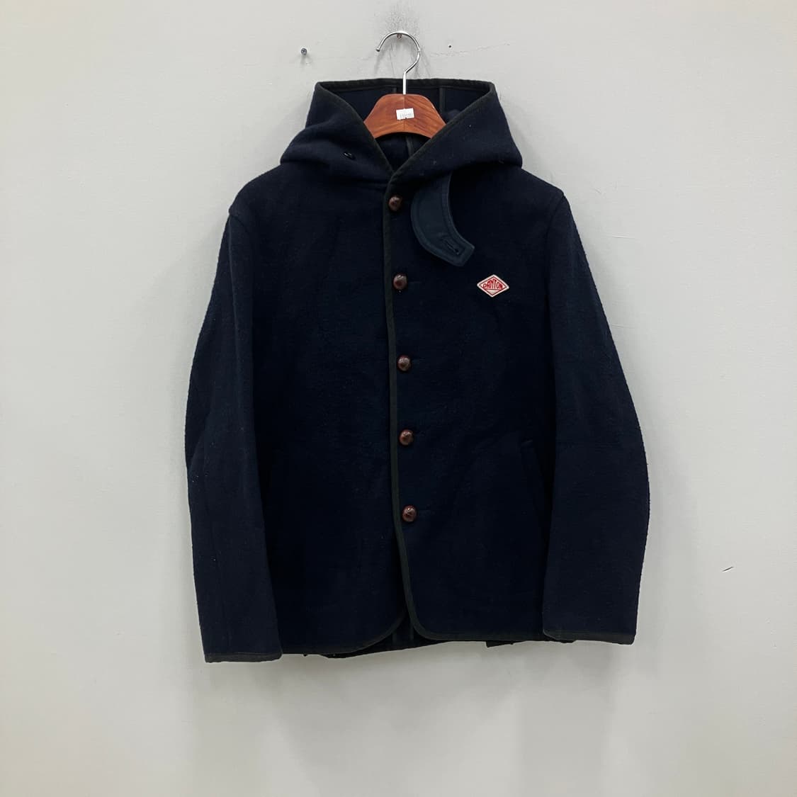 단톤 네이비 후드 더플 코트 36 상품이미지1