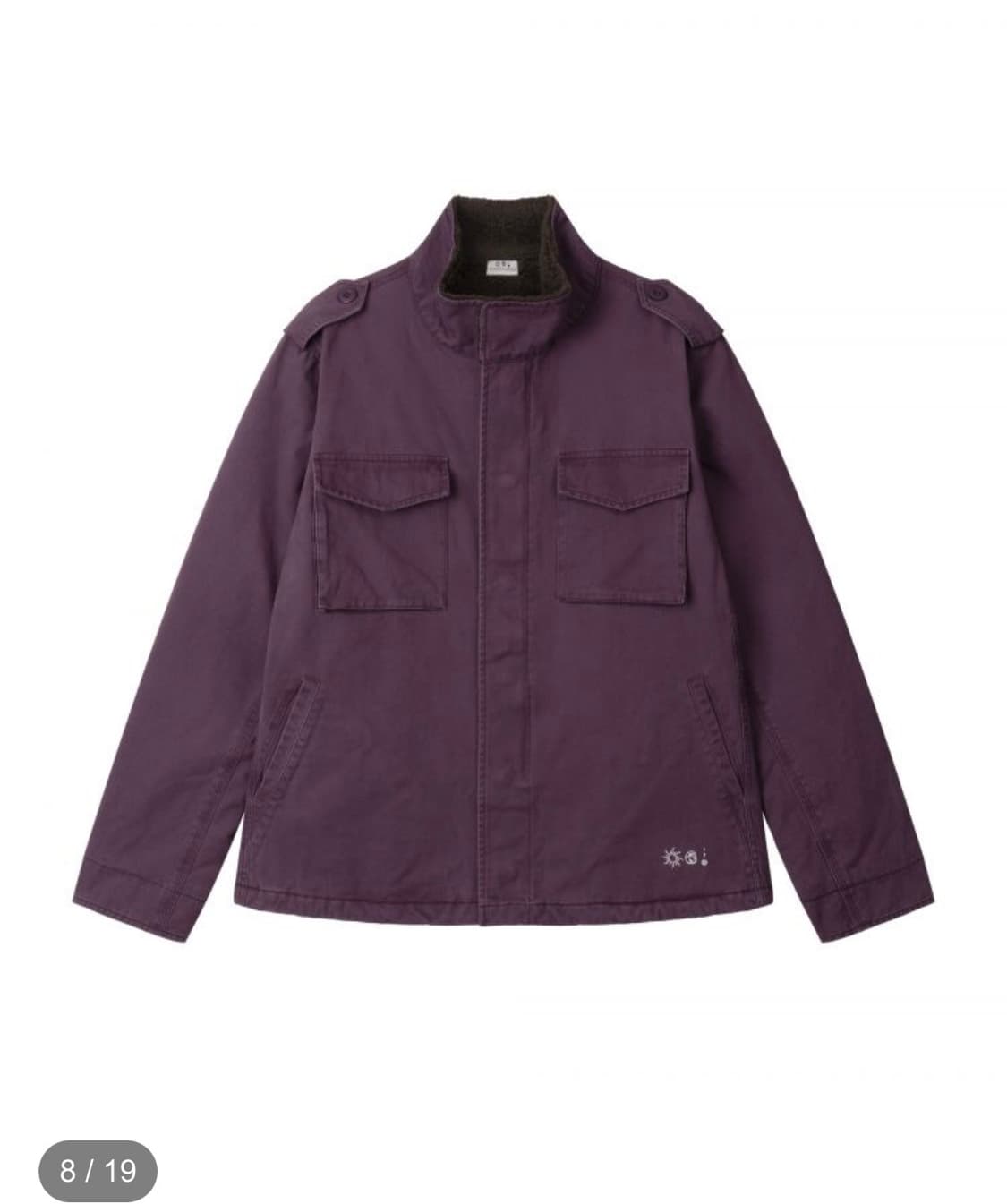 어스지구 야상 퍼플 상품이미지1