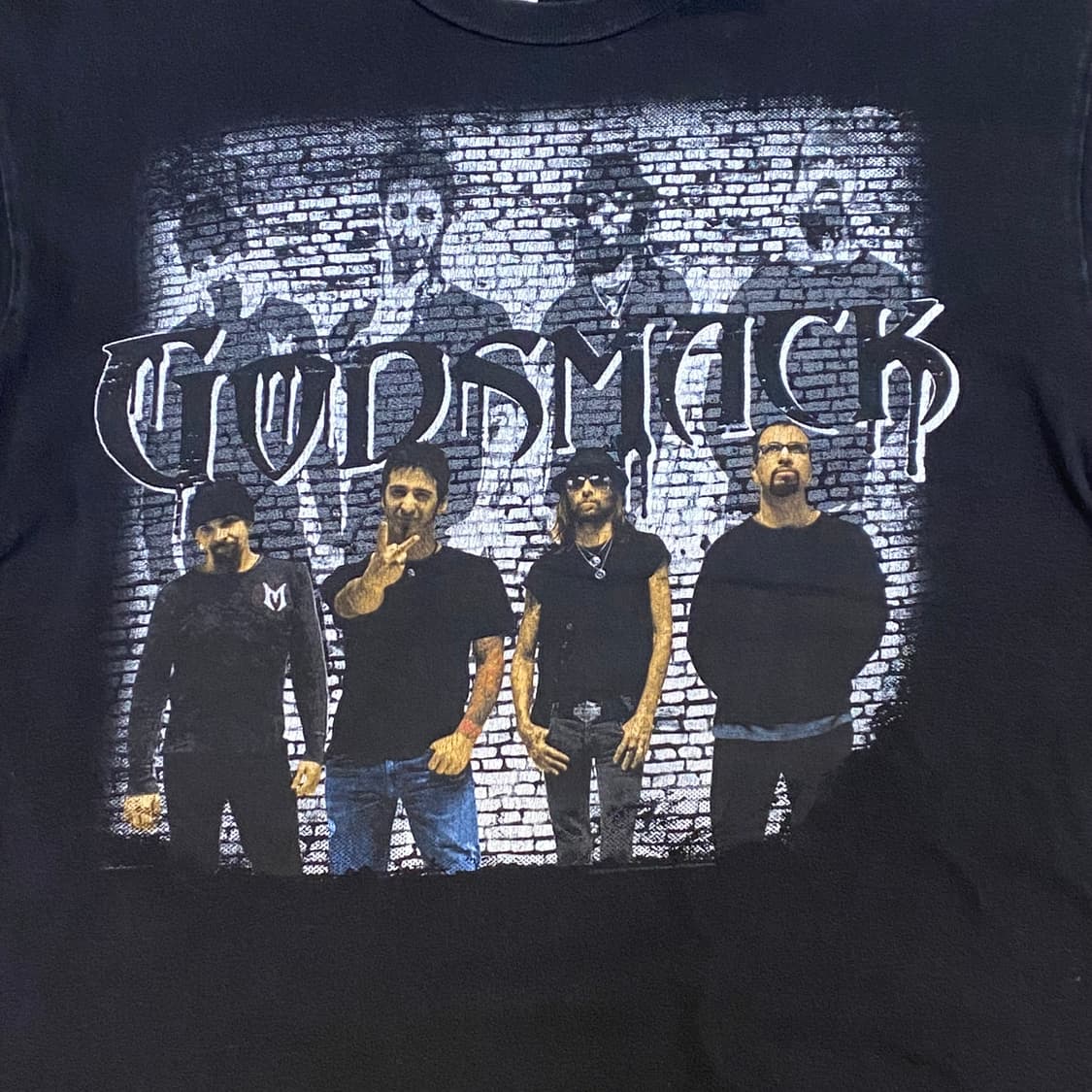 미국 빈티지 갓스맥 GODSMACK 2010 투어티 락티셔츠 반팔티 상품이미지2