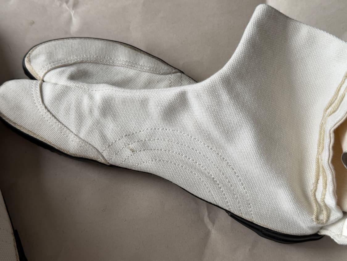 (240) MOONSTAR 문스타 지카타비 슈즈 화이트 상품이미지4