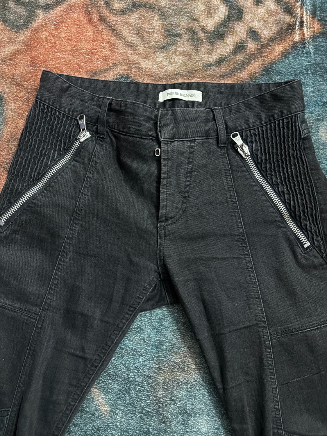 TTF✳️발망 레더 패널 바이커진 상품이미지2