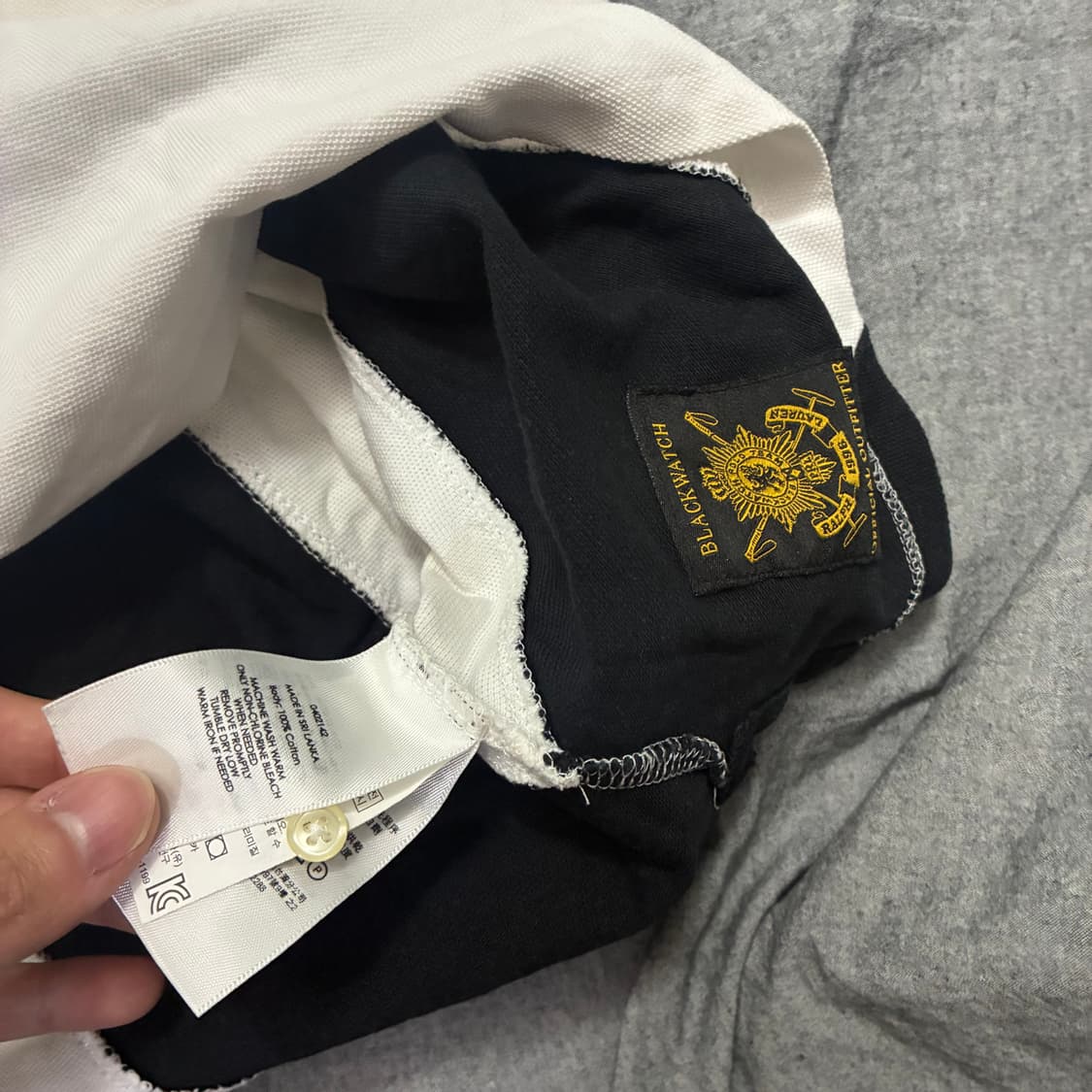 폴로 치프키프 블랙와치 빅포니 금장 M 상품이미지7