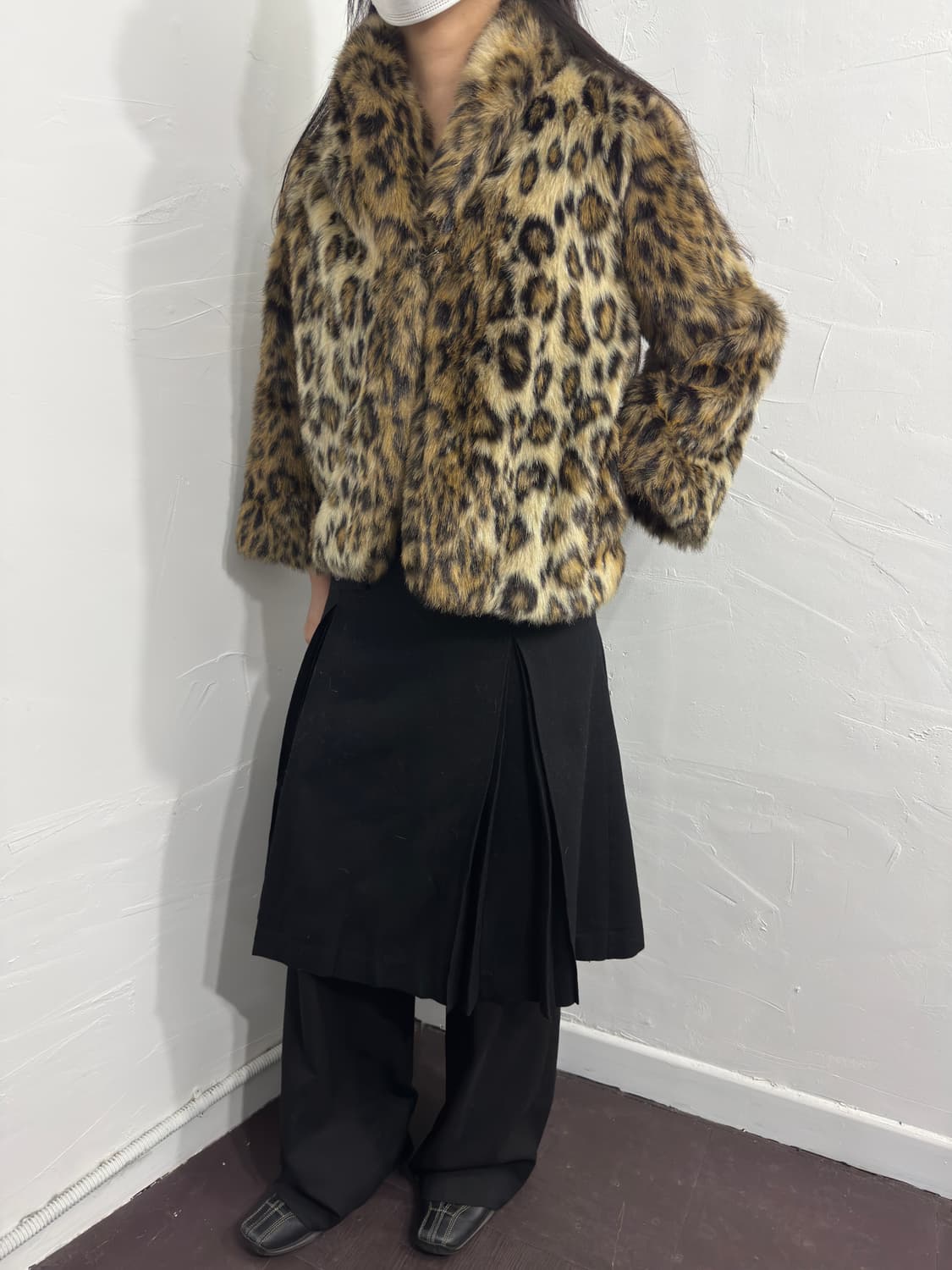 leopard fur jacket 상품이미지3