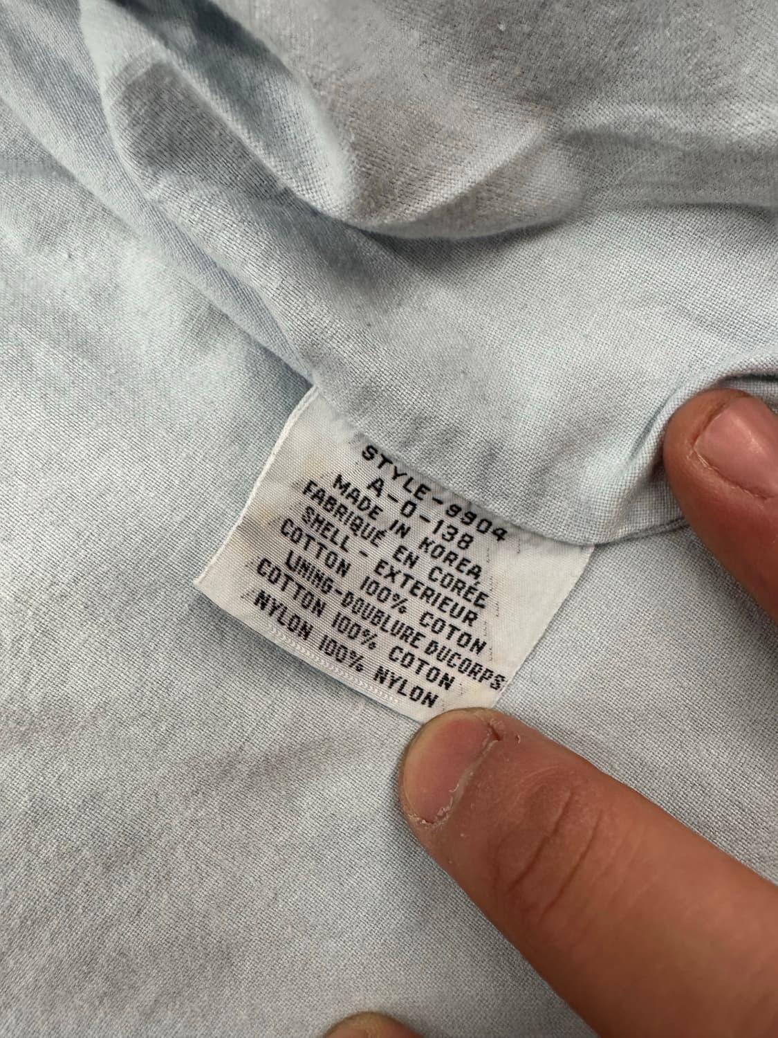 FLYING ACES 빈티지 연청 데님 봄버 자켓 상품이미지5