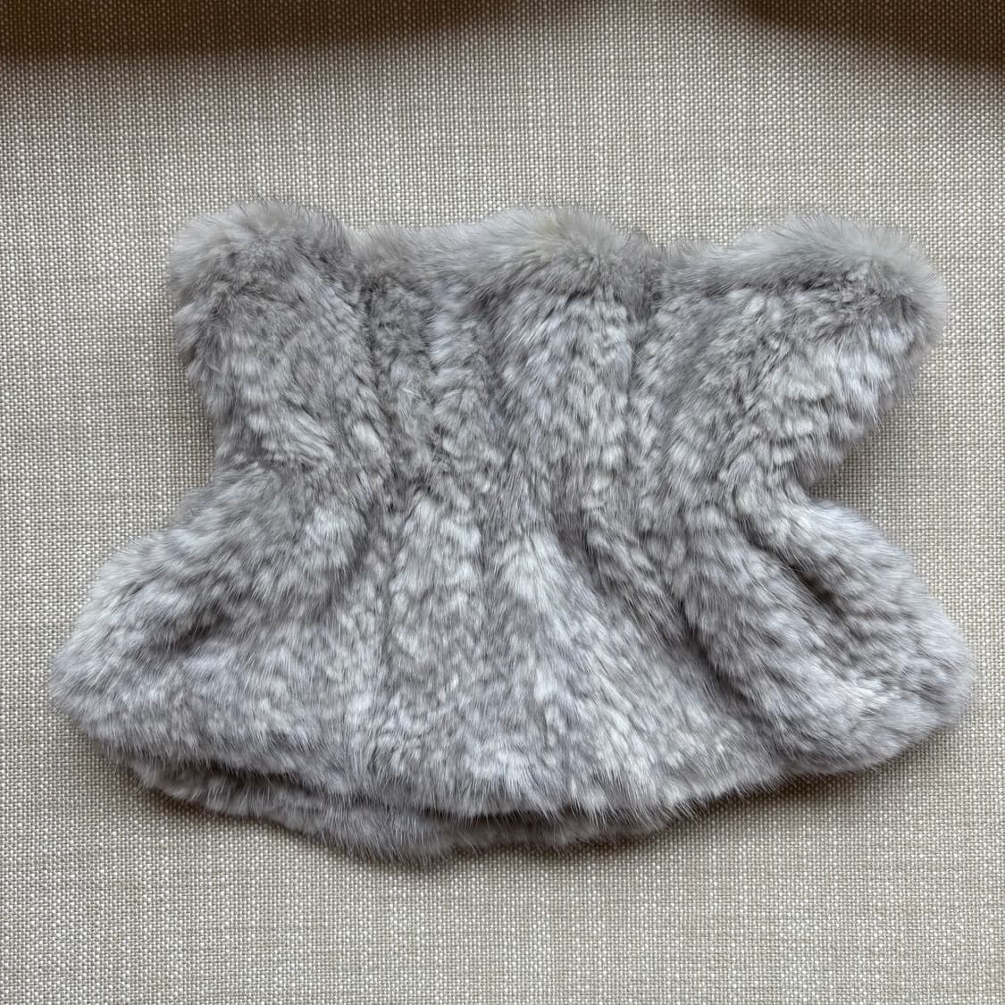 천연 밍크 워머 목도리 그레이 상품이미지5