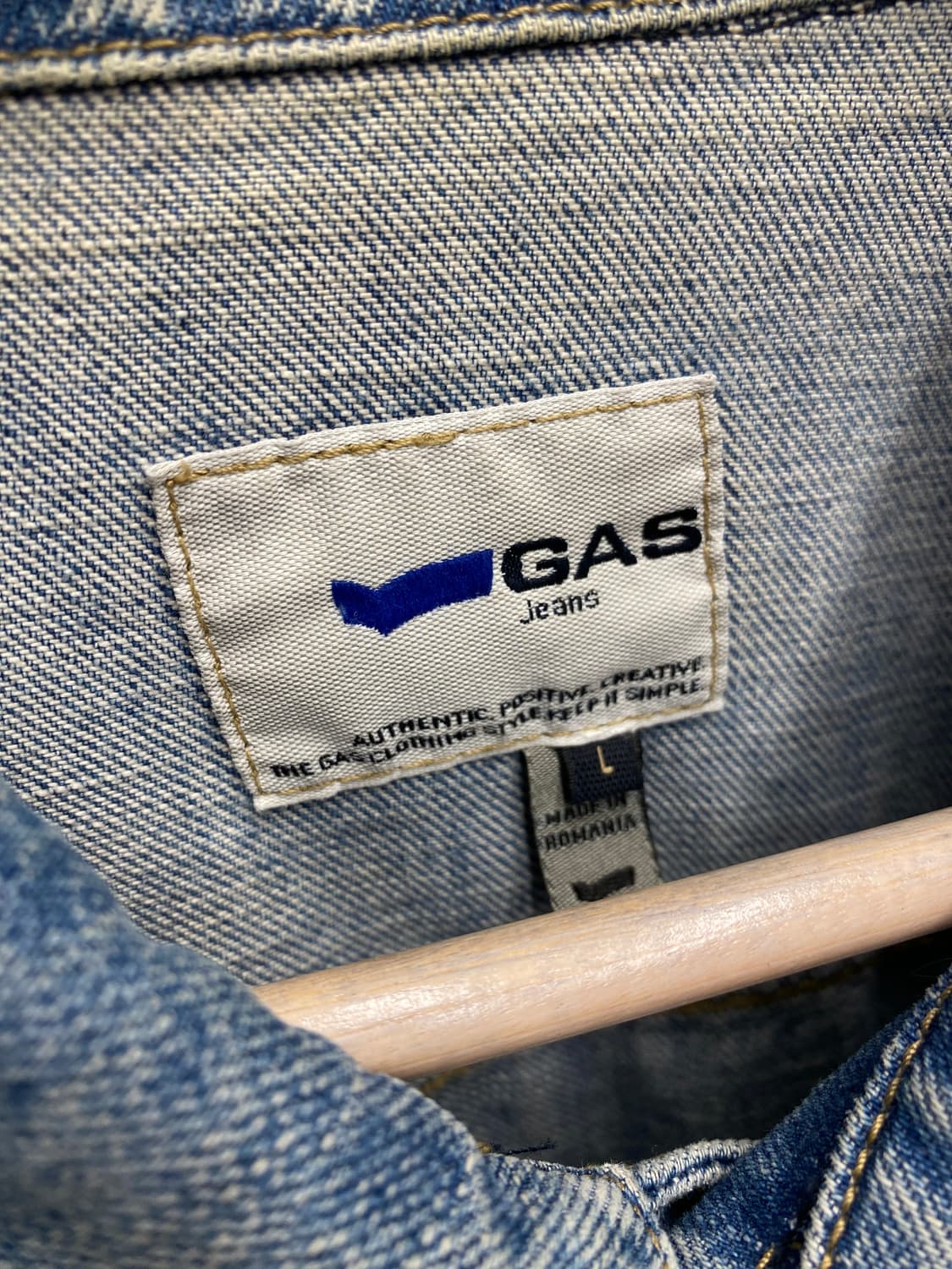[L] GAS Jeans 빈티지 데님 트러커 자켓 상품이미지7