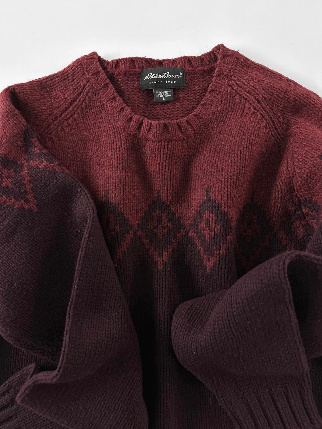 빈티지 에디바우어 패턴 스웨터 상품이미지3
