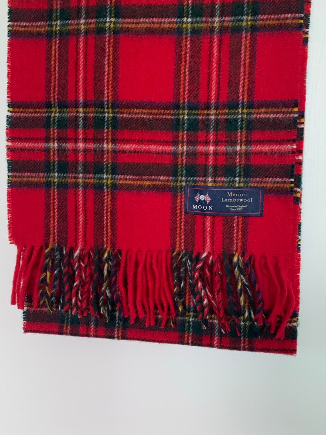 아브라함문 체크 머플러 목도리 상품이미지2