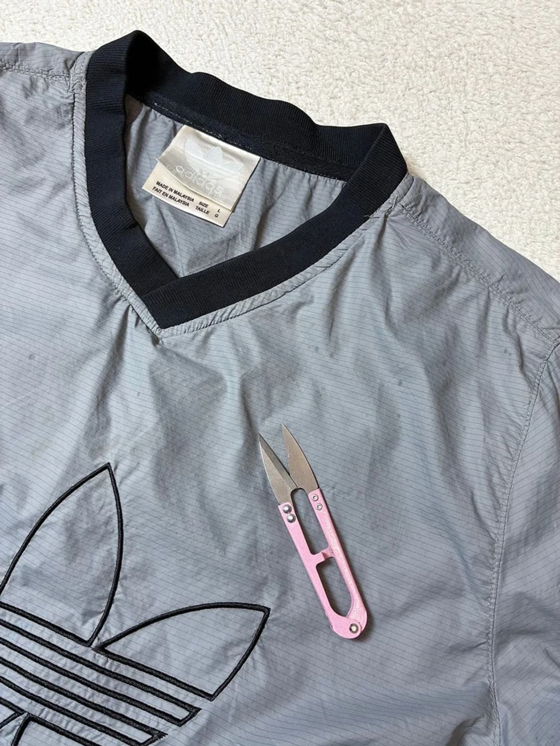 아디다스 90's 트레포일 자수로고 윈드 웜업 PN7432 상품이미지4