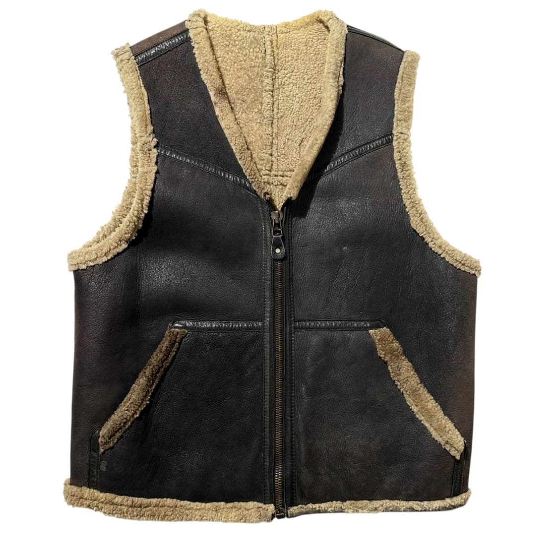 (매장판) 쉐비뇽 램스킨 시어링 C-3 플라잉 무스탕 베스트 상품이미지1