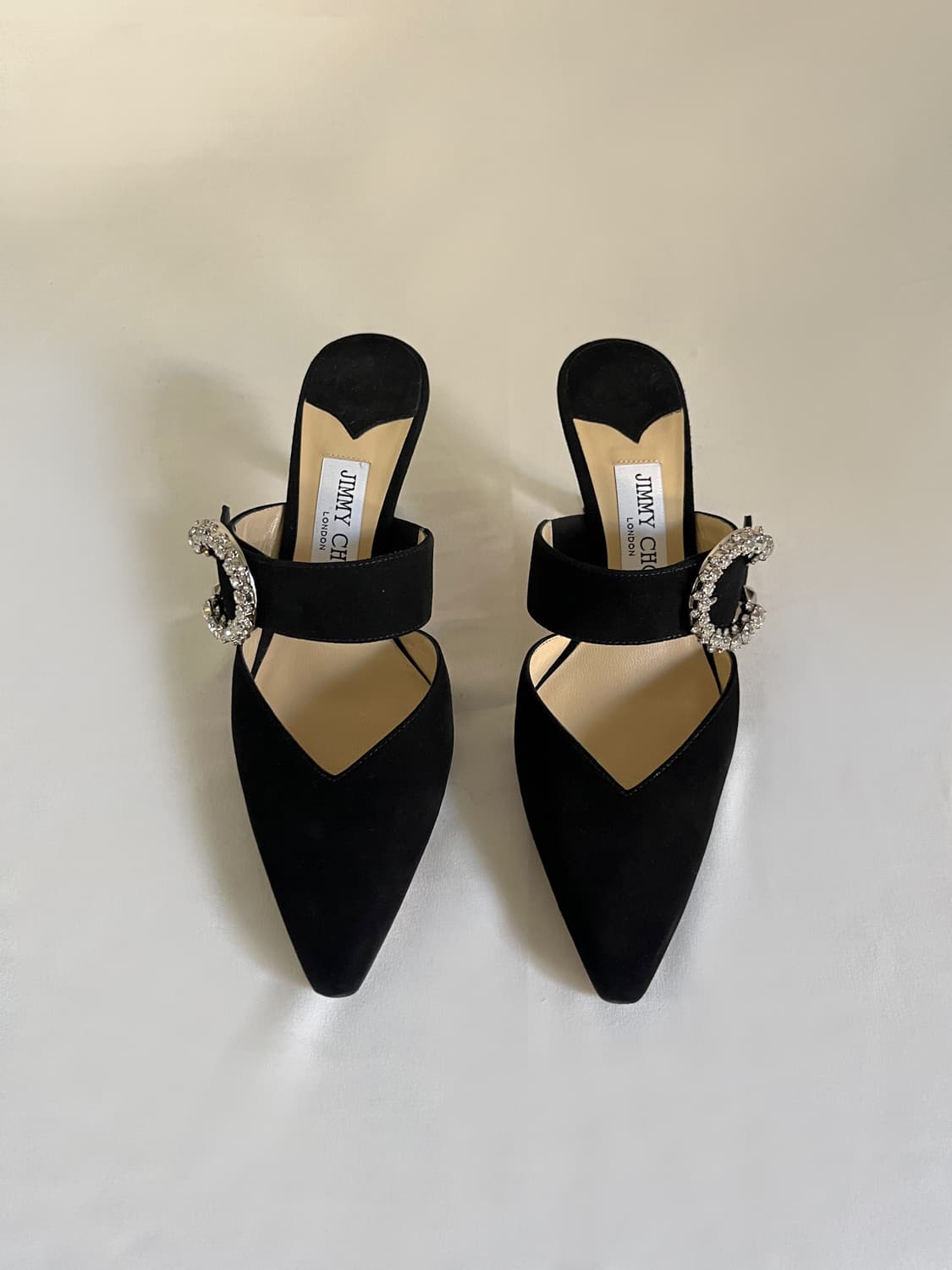 지미추 Marta 70 스웨이드 펌프스 상품이미지5