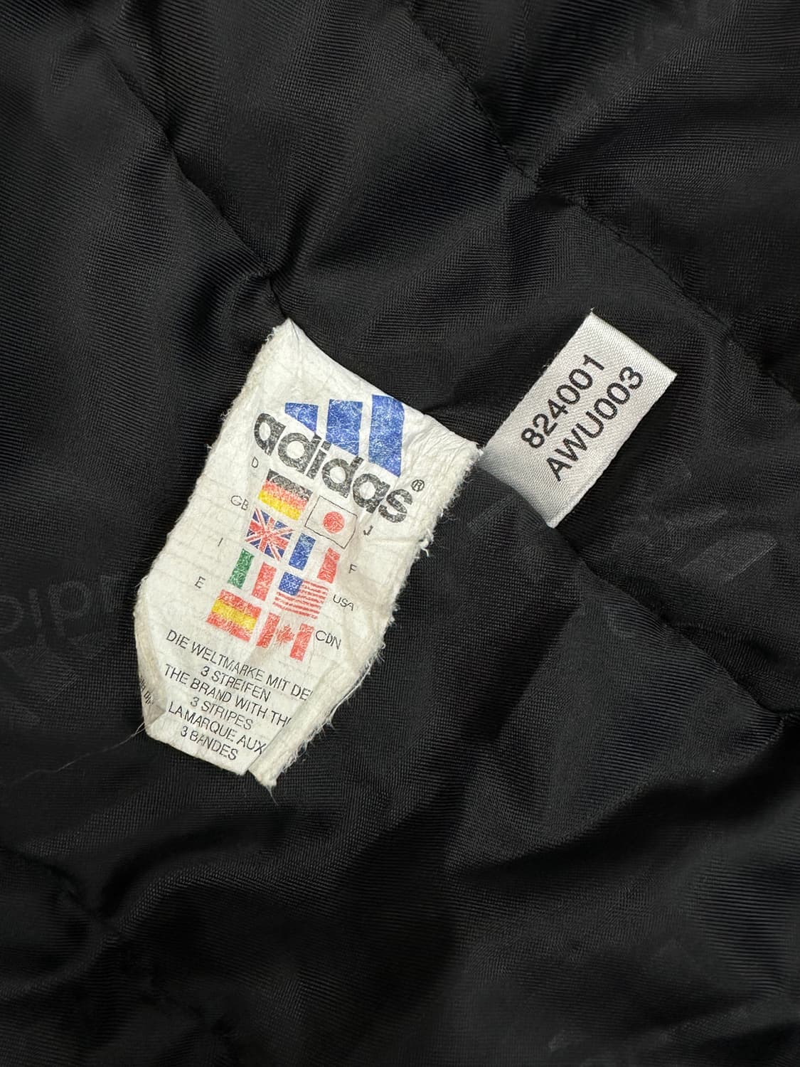 아디다스 삼선 하프 누빔자켓 상품이미지5