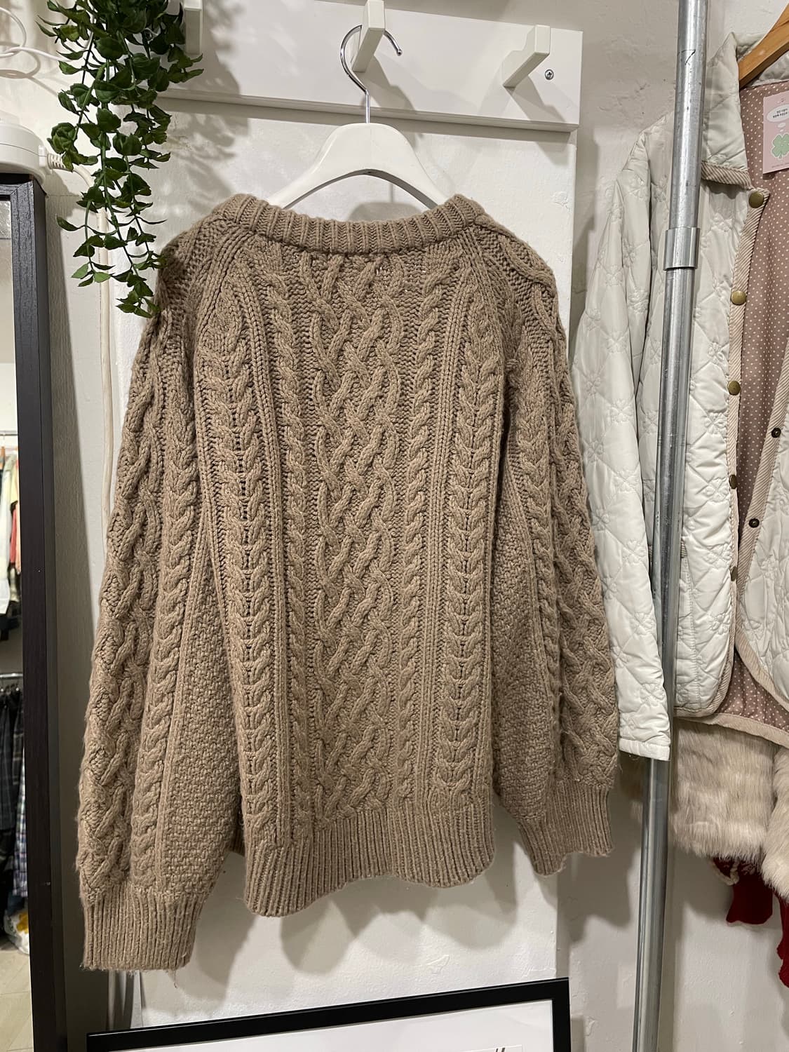 도트이너 + 꽈배기 폭닥 가디건 세트 상품이미지8